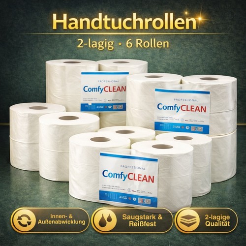 Handtuchrollen lagig - 2-lagig, –