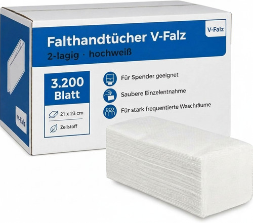 Papierhandtücher 21x23cm